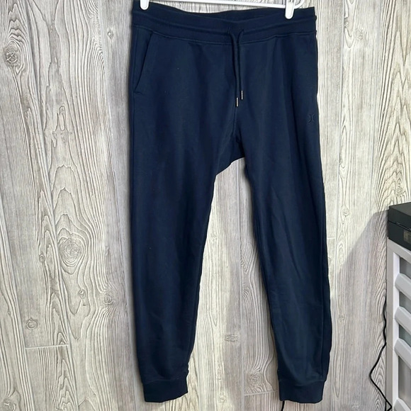 Hurley navy blue joggers size large - Picture 1 of 5